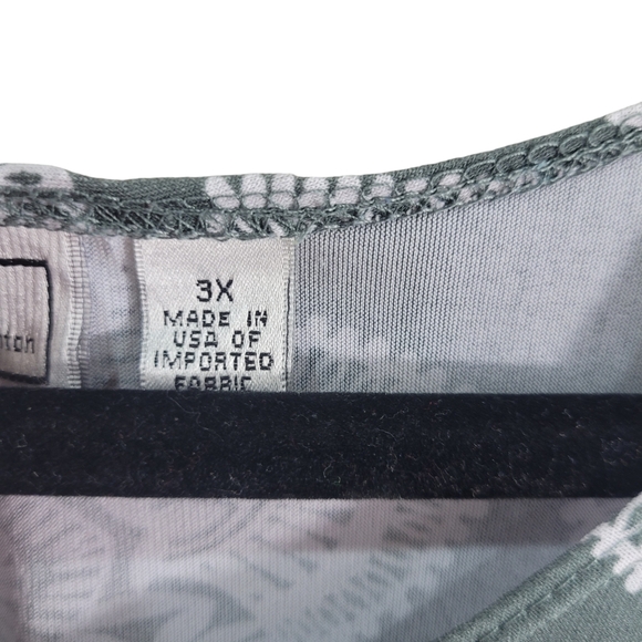 Simonton Says Tunic Size 3X Short Sleeve Pull Over Top Blouse EUC Womens - Picture 6 of 7